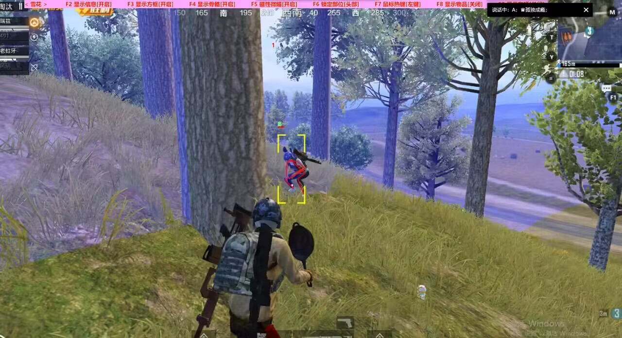 和平精英辅助【骷髅头容器直装】触摸自瞄 子弹穿墙 透视绘制 车辆飞天 透视绘制